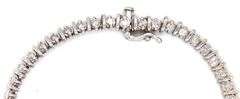 14kt White gold 1.15ctw diamond tennis bracelet