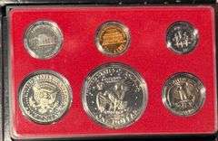 `1973-1982 Black Box US Proof Sets Complete