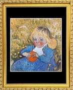 Vincent Van Gogh, Levert's Daughter with Orange