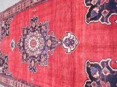 Semi Antique Open Field Persian Tabriz 11.9x6.6