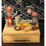 Vintage-Style Route 66 Gas Station Desk Organizer