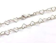 Lot of 925 sterling silver 2 necklaces and dangle earrings