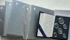 Three Each 1986 & 1987 Canada Specimen Sets.