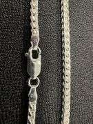 Sterling Silver Men's Franco Chain 3.0mm Solid 925 Italy New Bracelet 8"