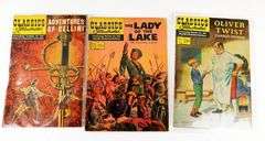 6 Classics Illustrated Vintage Comic Books