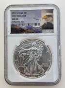 2015 American Silver Eagle, NGC MS69 FR