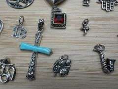 .925 Sterling Silver Curated 20 Pendant Lot Various Sizes & Styles