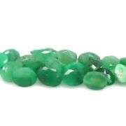 Vivid color in this 8.67ct Zambian Emerald set