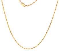 Useful 20" 14K YG Rope Necklace