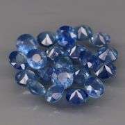 Diamond cut! 2.01ct top blue sapphire set! Heated only!