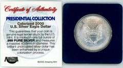 2000 Painted 1 Ounce American Silver Eagle