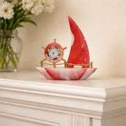Marble Ship Clock