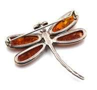 925 Sterling silver fire fly brooch