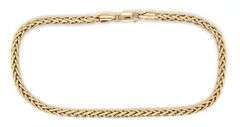 Useful 14K YG Foxtail 9" Anklet or Bracelet