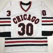 Autographed Ed Belfour Chicago Hockey Jersey with COA