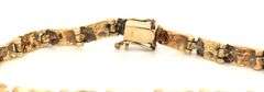 Estate 14K YG Nugget Style Ladies Bracelet