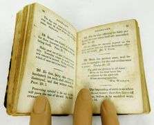2 Small 19th Century Religious Antique Books