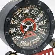 Vintage-Style Steampunk Locomotive Wall Clock