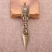 Brass Buddhist Vajra Dorje Ritual Pestle