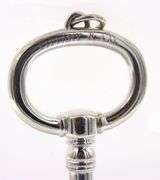 Tiffany & Co large oval key charm pendant