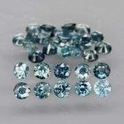 Eye catching 3.42ct washed denim blue Sapphire set