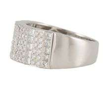 Bony Levy 3.00ctw Princess and Round Diamond Multi Row Band Ring in 18K