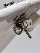 Magnificent pair earring Tanzanite and diamond in Silver – GGA Certified