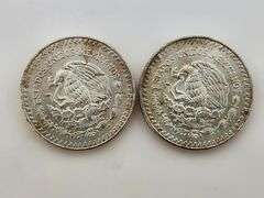 1984 & 1985 Mexico Silver 1 Onza