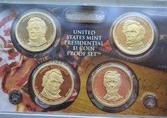 Nine US Presidential Proof Sets