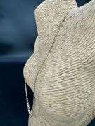 10k Yellow Gold-Hollow Pave Curb Link Chain 3.2mm Necklace 30"