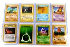 8 Pokémon 1999 Shadowless Trade Cards