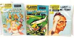 5 Classics Illustrated Vintage Comic Books