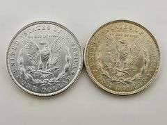 (2) 1921 Morgan Silver Dollars