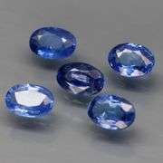 Exquisite 2.76ct 5 piece REAL cornflower Sapphire set! Heated only!