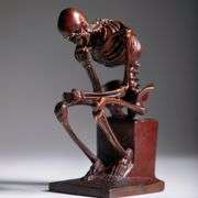 Bronze Skeleton Thinker
