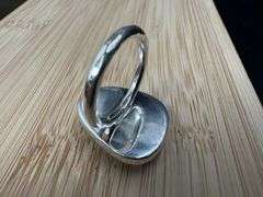 Sterling Silver 925 One of a Kind Dichroic Glass Ring Size 6