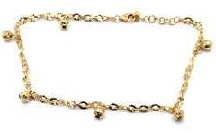 18kt Yellow gold Anklet bracelet