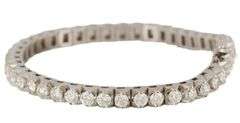 7.50ctw Round Diamond Pyramid Tennis Bracelet in 18K