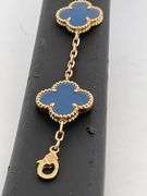 CERTIFIED BRAND NEW 18K YELLOW GOLD CLOVER LEAF BRACELET