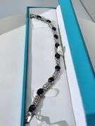 Silver Sapphire Bracelet