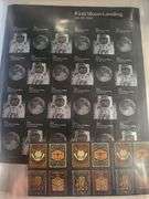 Very Rare Collection of Mixed Vintage Stamps, Star Wars, Moon Landing, Eclipes, Rail Road, much more