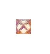 Stunning 5 Ct Princess Cut Golden Amber Fire Moissanite Solitaire