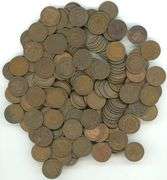 Bag of 200 nice circulated Indian Head Cents from 1880's to 1900's