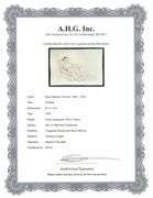 Very rare Henri Matisse etching signed in the plate, C.1920, from the series of Cinquante Dessins