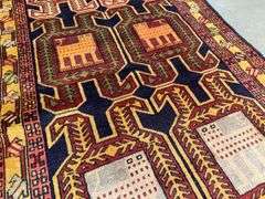 Stunning Persian Hamedan  Rug 3.6x9.7