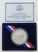 2007 Jamestown 400th Anniversary Commemorative Silver Dollar, OGP