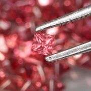 Exquisite 3.39ct set of rare pink Malaya Garnets