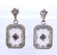 925 Sterling silver bracelet and matching dangle earrings