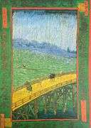 Vincent Van Gogh, Japonaiserie: Bridge in the Rain