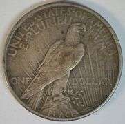 Scarce key date 1921 Peace Silver Dollar in VF